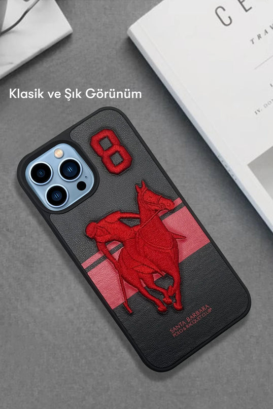 iPhone 13 Pro Max Garner Deri Kapak Kılıf - Beyaz 5