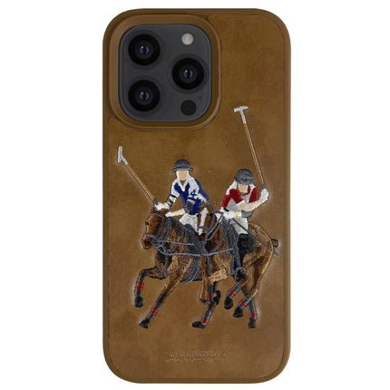 iPhone 13 Pro Max Jockey Deri Kapak Kılıf - Kahverengi