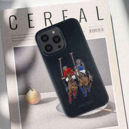 iPhone 13 Pro Max Jockey Deri Kapak Kılıf - Kırmızı 6