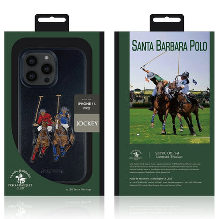 iPhone 13 Pro Max Jockey Deri Kapak Kılıf - Mavi 2