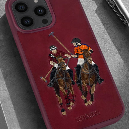 iPhone 13 Pro Max Jockey Deri Kapak Kılıf - Siyah 3