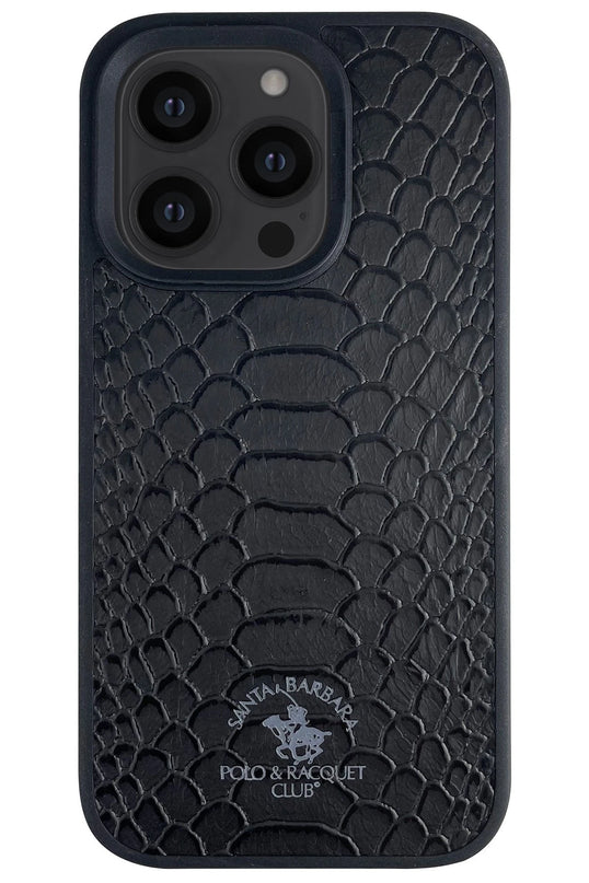 iPhone 13 Pro Max Knight Deri Kapak Kılıf - Siyah