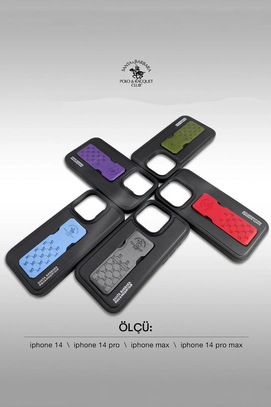 iPhone 13 Pro Max Parker Stand Kapak Kılıf - Mavi 4