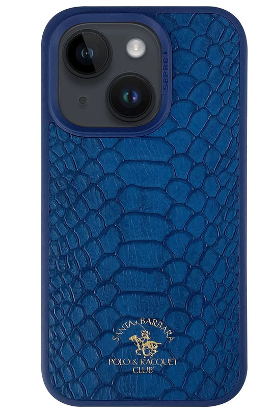 iPhone 14 Knight Deri Kapak Kılıf - Lacivert