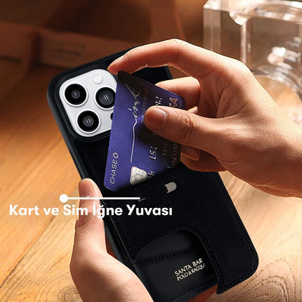 iPhone 14 Pro Clyde Stand Kapak Kılıf - Kahverengi 6