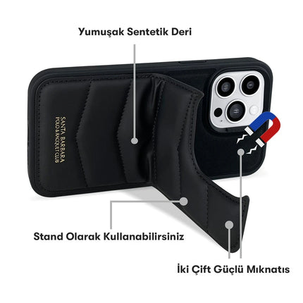 iPhone 14 Pro Clyde Stand Kapak Kılıf - Mor 5
