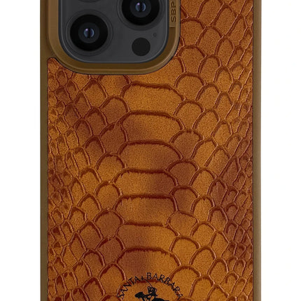 iPhone 14 Pro Knight Deri Kapak Kılıf - Kahverengi