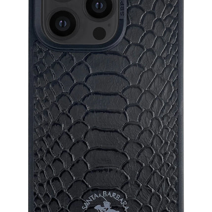 iPhone 14 Pro Knight Deri Kapak Kılıf - Siyah