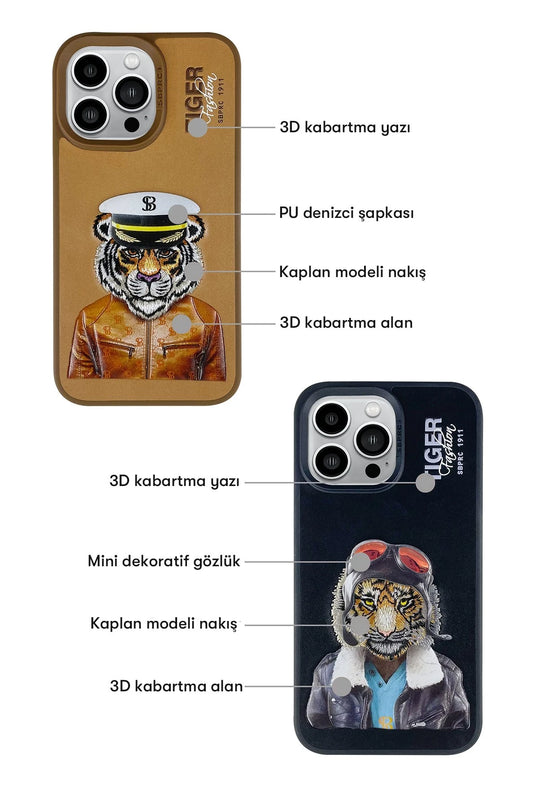 iPhone 14 Pro Max Fergus Kapak Kılıf - Mavi 4