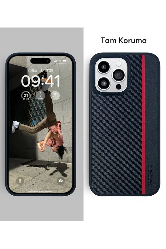iPhone 14 Pro Max Hazel Karbon Set Kapak Kılıf 4