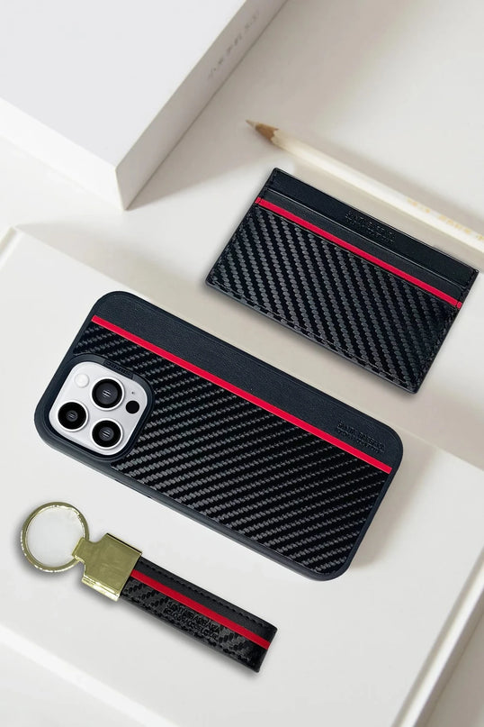 iPhone 14 Pro Max Hazel Karbon Set Kapak Kılıf 6
