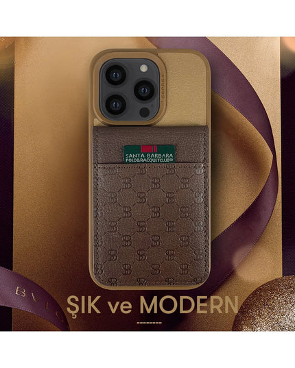 iPhone 14 Pro Max Hulda Kartvizitli Kapak Kılıf - Gri 3