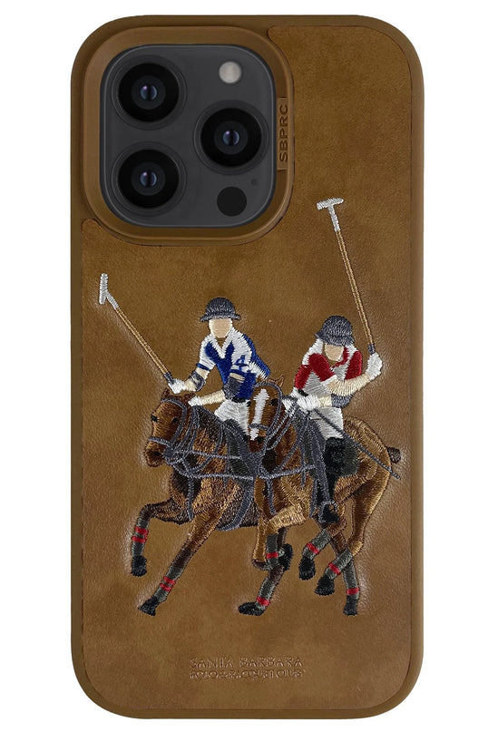 iPhone 14 Pro Max Jockey Deri Kapak Kılıf - Kahverengi