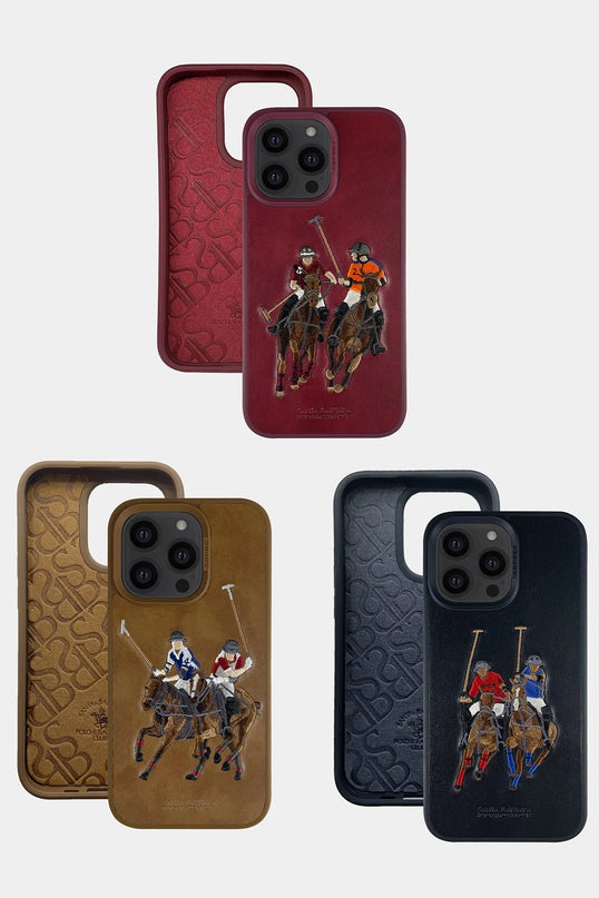iPhone 14 Pro Max Jockey Deri Kapak Kılıf - Kahverengi 8