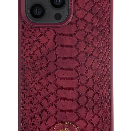 iPhone 14 Pro Max Knight Deri Kapak Kılıf - Kırmızı