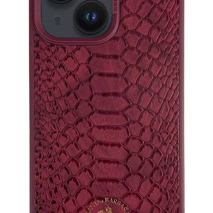 iPhone 15 Plus Knight Deri Kapak Kılıf - Kırmızı