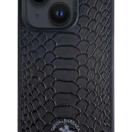 iPhone 15 Plus Knight Deri Kapak Kılıf - Siyah