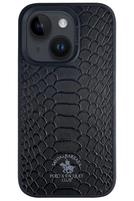 iPhone 15 Plus Knight Deri Kapak Kılıf - Siyah