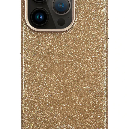 iPhone 15 Pro Max Aurora Simli Kapak Kılıf - Gold