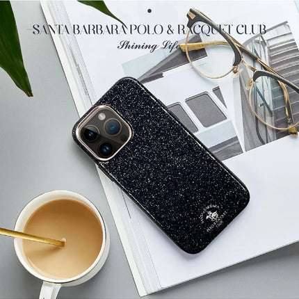 iPhone 15 Pro Max Aurora Simli Kapak Kılıf - Gold 6