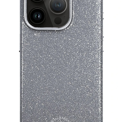 iPhone 15 Pro Max Aurora Simli Kapak Kılıf - Gümüş