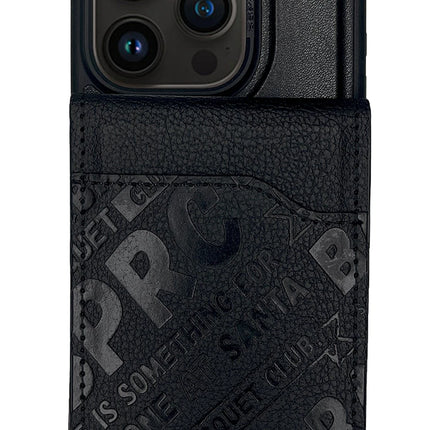 iPhone 15 Pro Max Timothy Cüzdanlı Standlı Kapak Kılıf - Siyah