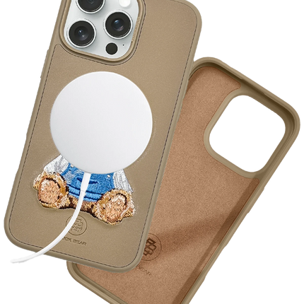 iPhone 16 Everley Magsafe Kapak Kılıf - Gold 2