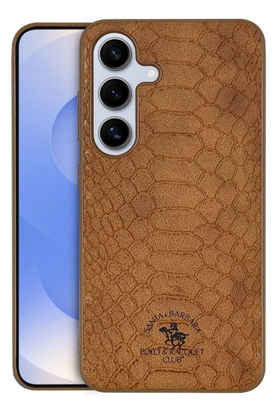 Samsung Galaxy S25 Knight Deri Kapak Kılıf - Kahverengi