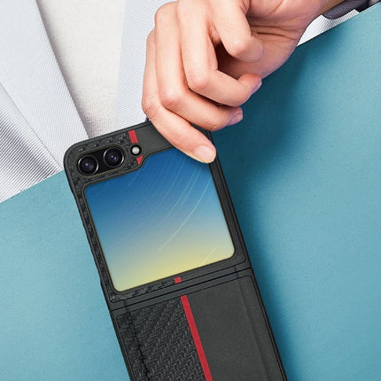 Samsung Galaxy Z Flip 5 Hazel Karbon Kapak Kılıf 3