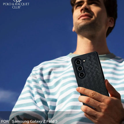 Samsung Galaxy Z Fold 5 Ravel Deri Kapak Kılıf 3
