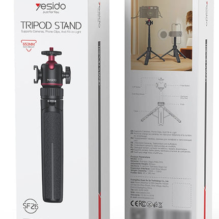 SF26 65cm 360 Derece Ayarlanabilir Canlı Yayın Tripod Telefon Tutucu 7