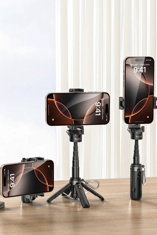 SF29 Ayarlanabilir BT 5.2 Tripod Özellikli Mini Selfie Çubuğu 2