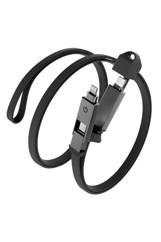 Sheath 2in1 1M 60W MFi Sertifikalı Type-C to Type-C ve Lightning Hızlı Şarj Kablosu