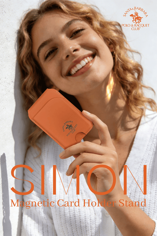 Simon Serisi MagSafe Cüzdan - Bej 5