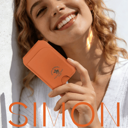 Simon Serisi MagSafe Cüzdan - Turuncu 5