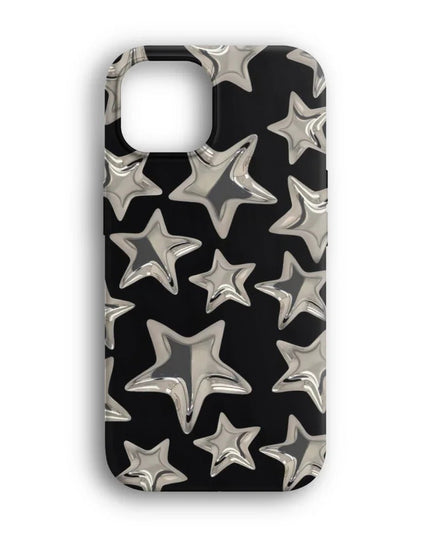 Stars Silver Telefon Kılıfı