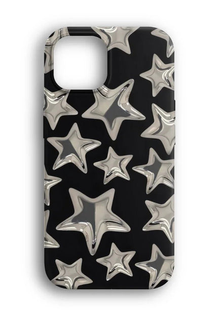 Stars Silver Telefon Kılıfı