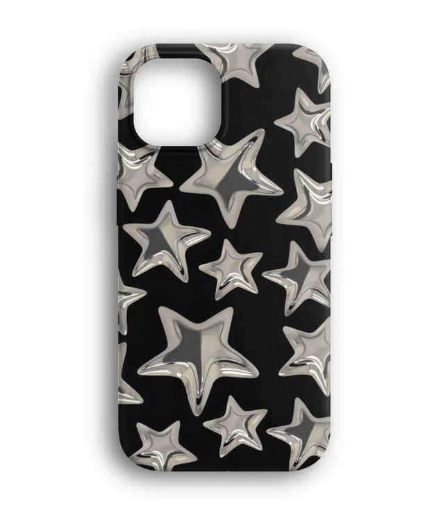 Stars Silver Telefon Kılıfı
