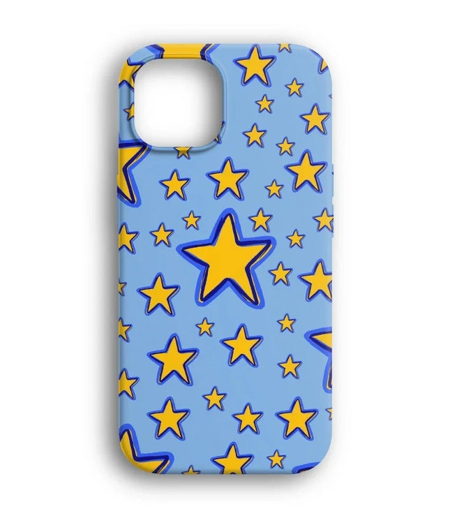 Stars Yellow Blue Telefon Kılıfı