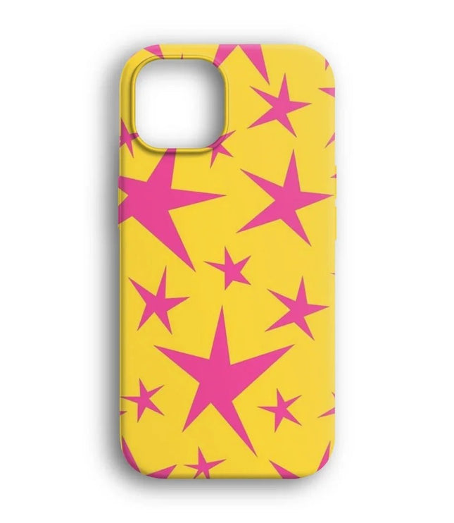 Stars Yellow Pink Telefon Kılıfı