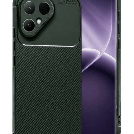 Tecno Pova Curve 2 5G Auto Focus Karbon Kapak Kılıf - Koyu Yeşil