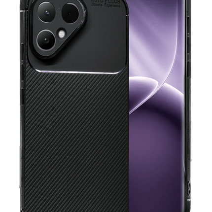 Tecno Pova Curve 2 5G Auto Focus Karbon Kapak Kılıf - Siyah