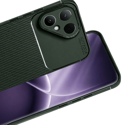 Tecno Pova Curve 2 5G Auto Focus Karbon Kapak Kılıf - Koyu Yeşil 2