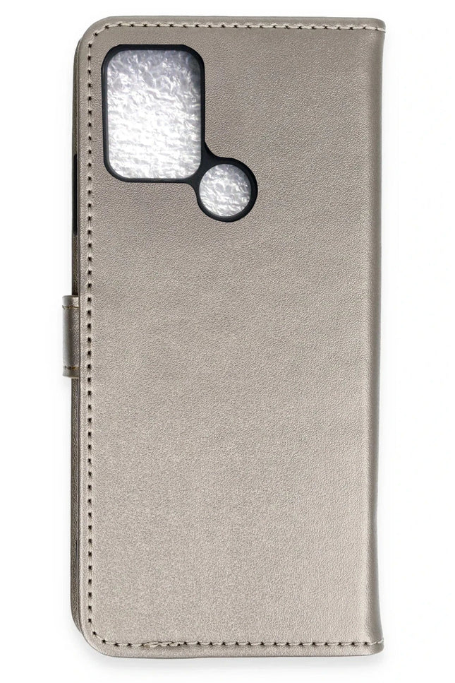 Tecno Pova Trend S Plus Kapaklı Kılıf - Gri