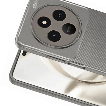 Tecno Spark 30 Auto Focus Karbon Kapak Kılıf - Gri 2