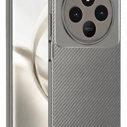 Tecno Spark 30 Auto Focus Karbon Kapak Kılıf - Gri