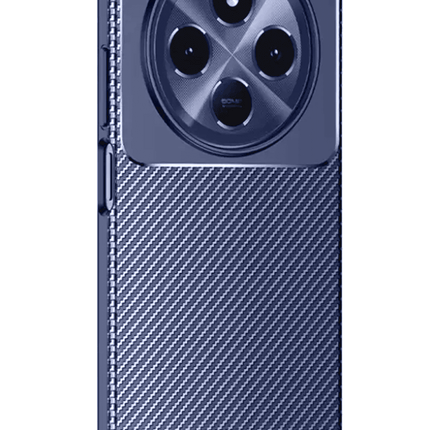 Tecno Spark 30 Auto Focus Karbon Kapak Kılıf - Lacivert 2