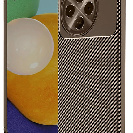 Tecno Spark 30 Pro Auto Focus Karbon Kapak Kılıf - Kahverengi