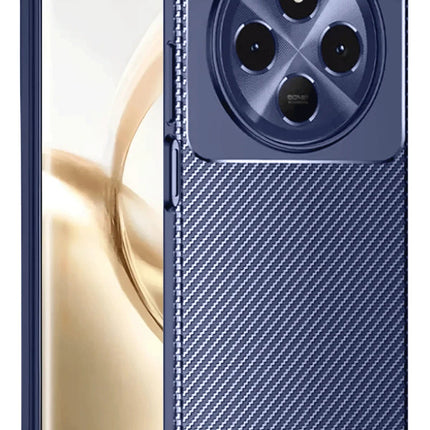 Tecno Spark 30C Auto Focus Karbon Kapak Kılıf - Lacivert