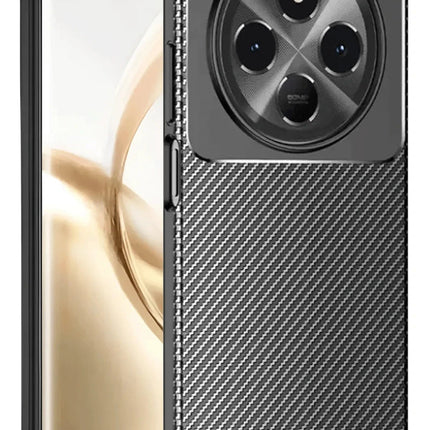 Tecno Spark 30C Auto Focus Karbon Kapak Kılıf - Siyah